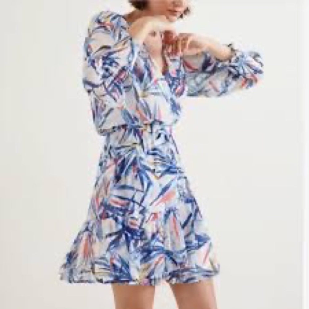 Suncoo festive pattern mini dress